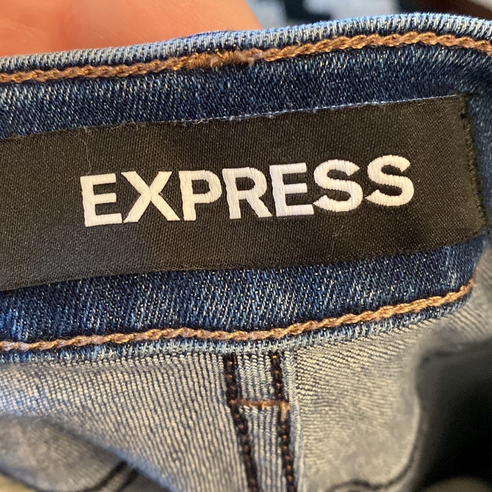 Express Striped Ankle Jegging - Picture 4 of 4